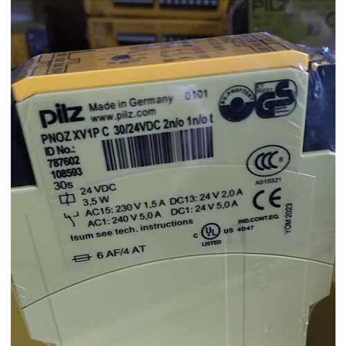 议价PILZ 皮尔兹 PNOZ XV1P 安全继电器 型号787602 全新现货