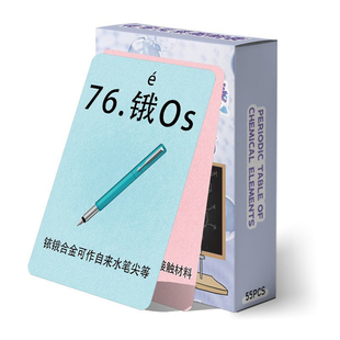 化学元素周期表卡片初高中学生地理数学物理基础知识点记忆卡片