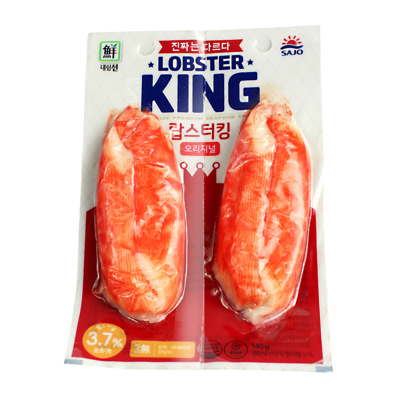韩国思潮大林蟹肉棒鳕龙虾模拟蟹棒柳手撕蟹柳低脂即食小零食批发