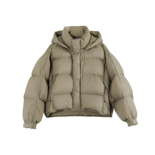 【商场同款】X--MOOM冬季新款泡芙短羽绒服宽松显瘦外套女