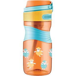 乐扣乐扣儿童水杯吸管杯夏季便携杯子男可爱运动水壶小学生女