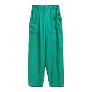 蒲PUKKA时装周秀萝卜裤子夏季女宽松休闲高腰长裤