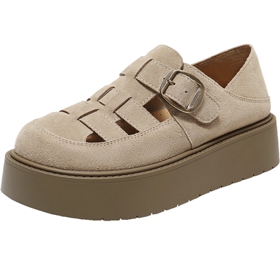 勃肯厚底两穿百丽鞋女凉鞋休闲