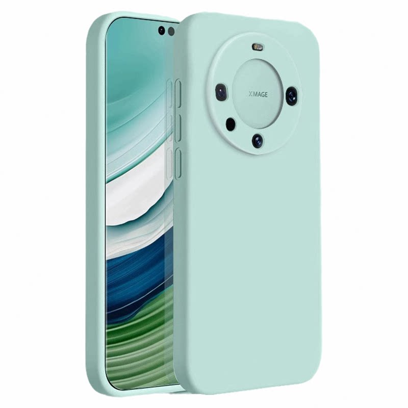 适用于华为Mate60Pro手机壳新款液态硅胶Mate60系列镜头全包Mate60Pro+超薄防摔50por高级感4男女软非凡大师