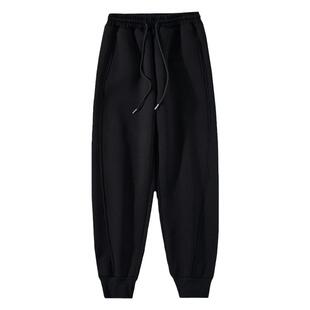 特大码冬季女裤300斤胖mm羊羔绒裤子加绒加厚长裤宽松遮肉休闲裤2