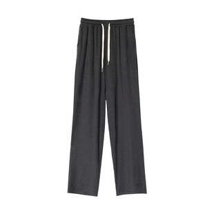 alex stevens今年流行的糯米裤子慵懒风卫裤直筒运动休闲裤女春秋