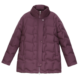 【膘儿妃】新款大码女装轻薄款羽绒服妈妈装洋气立领显瘦秋冬外套