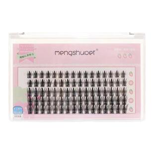 塔尖麦穗小恶魔假睫毛分段式欧美混血浓密芭比漫画夹心睫毛大容量