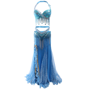 青曼舞艺肚皮舞新款演出服开场舞夜店表演文胸性感胸罩腰封大码女