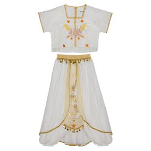 儿童汉服2026夏薄款女童民族风舞蹈服幼儿园异域演出服灯笼裤套装