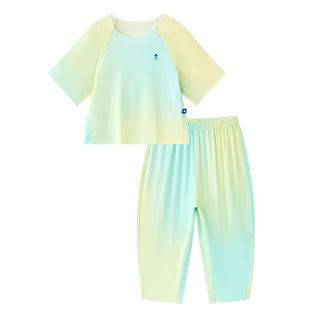 babycare儿童睡衣莫代尔宝宝男女童居家空调服夏季清凉透气睡衣