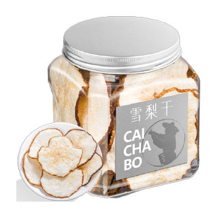 采茶伯花果茶雪梨片精选大片雪梨即食泡水果干煲汤膏养生茶叶罐装