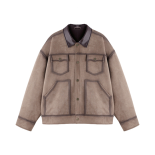 BJHG不计后果做旧工装夹克外套男装春季加厚复古美式高级感外套女