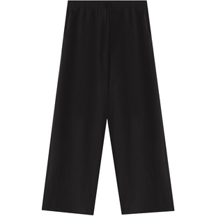 淳度【遮肉显瘦】春夏新款纯棉睡裤女可外穿家居裤休闲九分阔腿裤