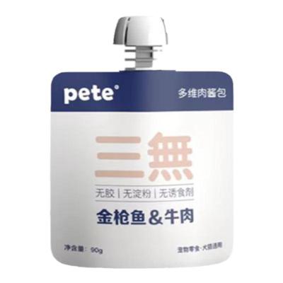 pete肉酱包湿粮纯肉配方低磷补水