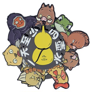 上影元品浪浪山小妖怪旋转冰箱贴金属磁吸饰品文创礼品生日礼物