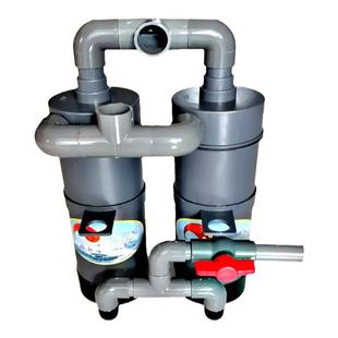 鱼马桶鱼便分离器收集过滤鱼缸前置过滤器粪便沉淀仓滤桶外置