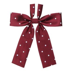 梦见电子兔 新版波点长柄领结可爱少女软妹jk制服衬衫领花配饰