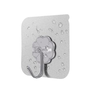 透明挂钩免打孔强力无痕粘胶挂衣钩门后承重粘钩卫生间厨房壁挂架