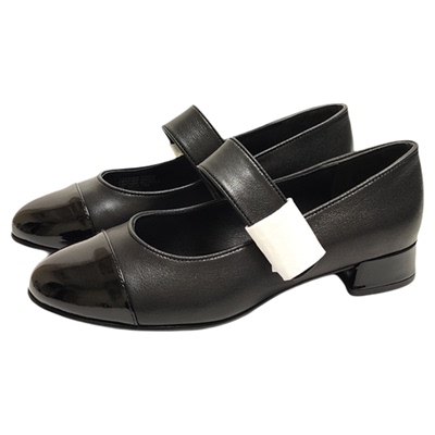 ANDS BCA TB 纯原厂单鞋女真皮玛丽珍鞋低跟粗跟护士鞋芭蕾舞外贸