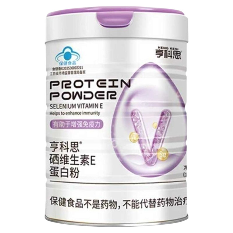 亨科思硒维生素E蛋白粉400克独立袋罐装
