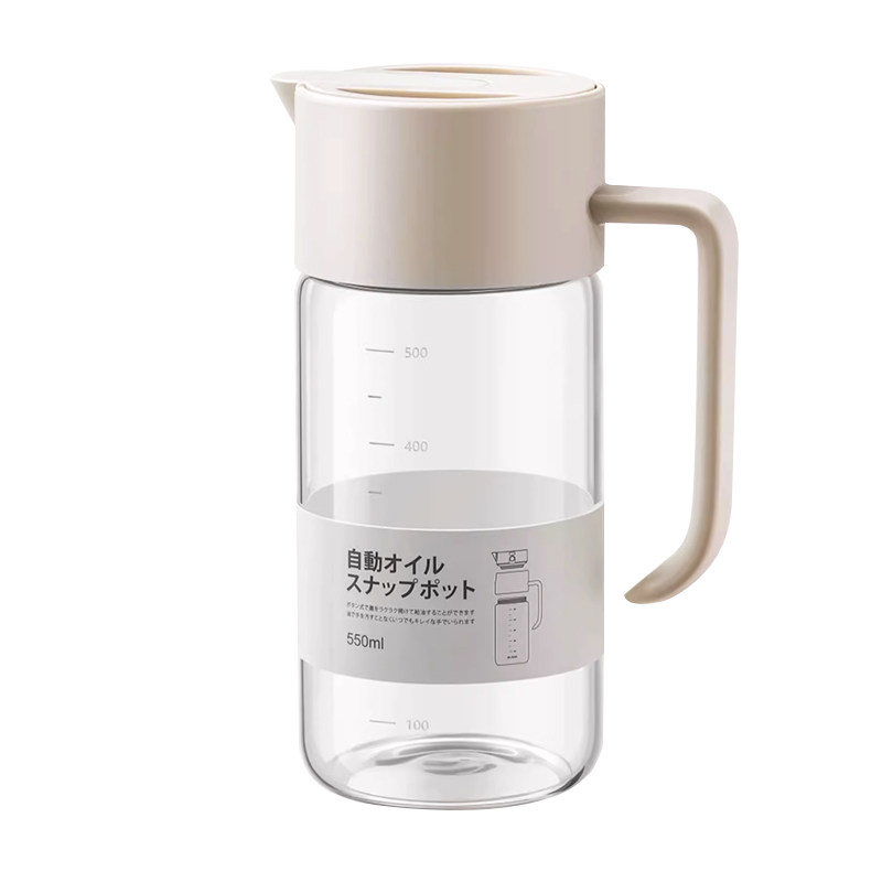 日本舔油不脏の自动开合油壶