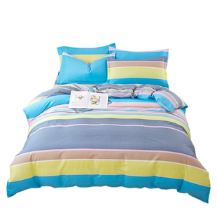 100%全棉单件被套1.5m1.8米床上双人200x230纯棉斜纹被罩宿舍用品