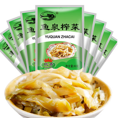 鱼泉80G袋装开味下饭菜榨菜