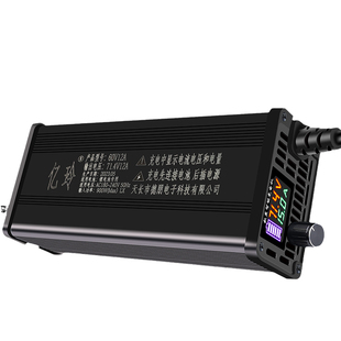 可调节锂电池充电器48V60V72V专用快充71.4v67.2v84v6a10a73V电瓶