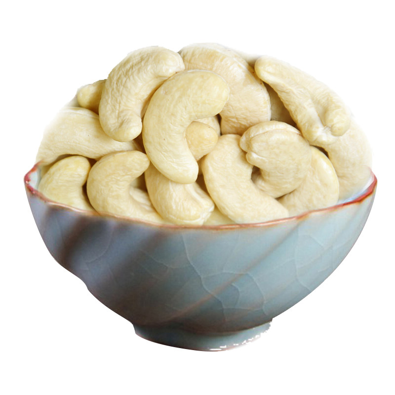 缤纷食代生腰果仁500g原味烘烤熟腰果240大粒坚果罐装袋装越南新