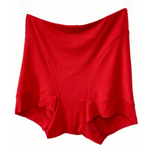 3条出口原单女士本命年内裤莫代尔女高腰蛇年妈妈平角短裤头大红