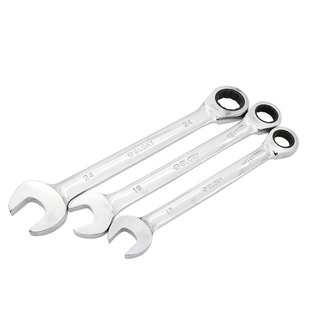 快速棘轮扳手 公制开口梅花棘轮快速两用镜面扳手 5.5MM-29MM