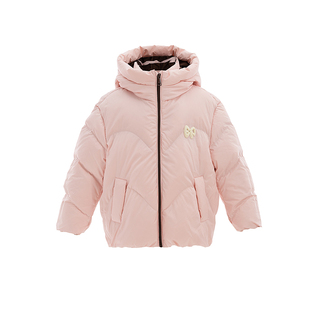 [三防泡芙羽绒服]EP雅莹童装2025冬女童新款短款连帽泡芙羽绒服