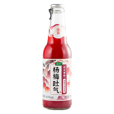 麦序气泡米露230ml*1瓶米酒