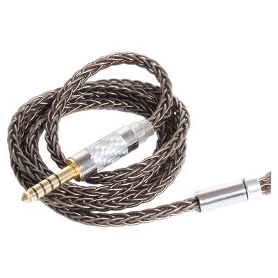 6N深灰色8股升级线MMCX.QDC.TFZ.0.78.A2DC.IE900.IE500.4.4平衡