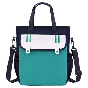 学之路儿童补习袋定制小学生男孩手提带印字拎书补课包女广告背包