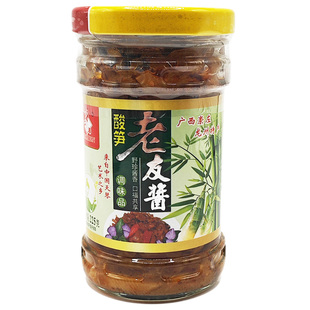 野珍酸笋老友酱225g瓶装广西龙州特产南宁老友粉酱老友田螺煲配料
