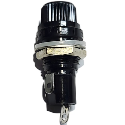 海奇熔断12mm胶木耐高温保险丝座