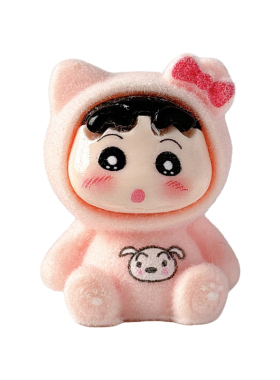 可爱植绒小新摆件办公室车载装饰