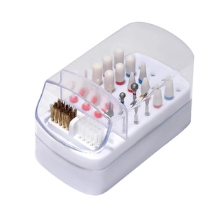 打磨头收纳盒美甲工具专用盒子桌面用品桌上钻头高级可爱磨头盒子