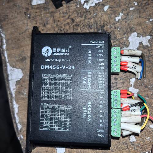 议价拆机雷赛步进驱动器DM456-V-24,实物如图所示维修