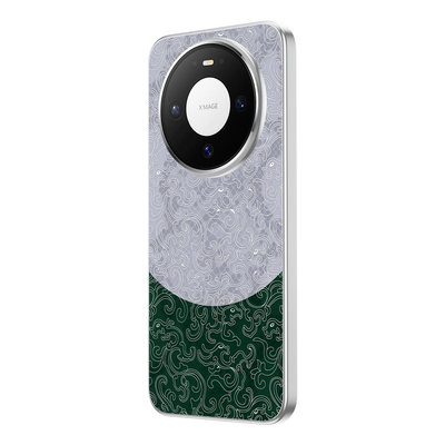 适用华为mate40Pro撞色素皮膜Mate50Pro背膜双色拼接个性Mate40EPro手机后膜mate50后盖保护膜Mate 40背膜