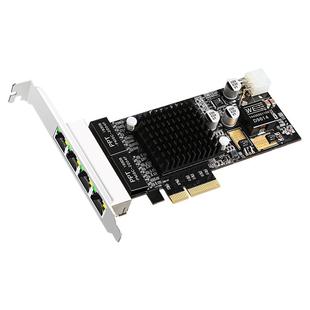 【顺丰包邮】工业级POE千兆网卡工业相机图像采集供电网卡PCIe网口用PoE英特尔I350主控以太网卡多行业适用