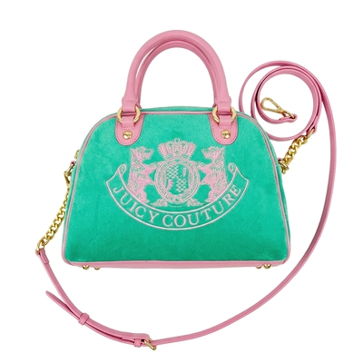 JuicyCouture橘滋丝绒手提包