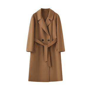 TEASEL 「总能反复爱上」14.5微米慵懒落肩袖简约廓形纯羊绒大衣