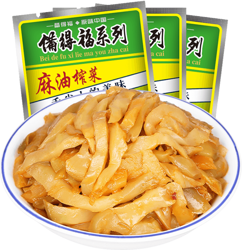 备得福鲜香脆嫩麻油榨菜下饭开味