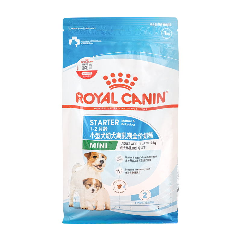 皇家MIS30 小型犬奶糕宠物狗粮泰迪柯基怀孕母犬及幼犬粮1KG