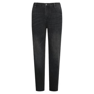 【四面弹力】利郎官方牛仔裤男士春秋款新款黑色修身商务男裤