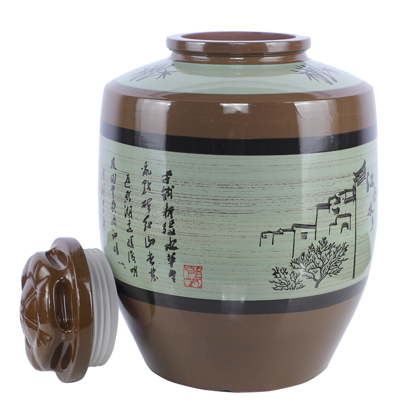 密封盖酒缸金百汇陶业
