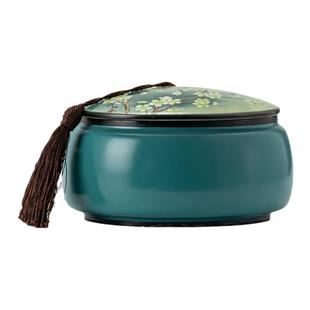 中药面膜粉密封罐陶瓷中药粉分装瓶美容院250克药面包装定制logo